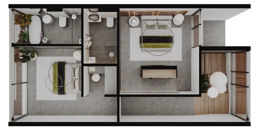 LOYO Villas ubud двухспальная вилла 2d floor