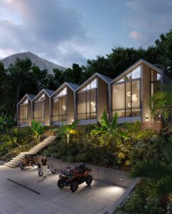 LOYO Villas ubud внешний вид ночь