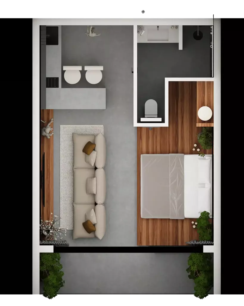 Pandawa Hills plan apart visual