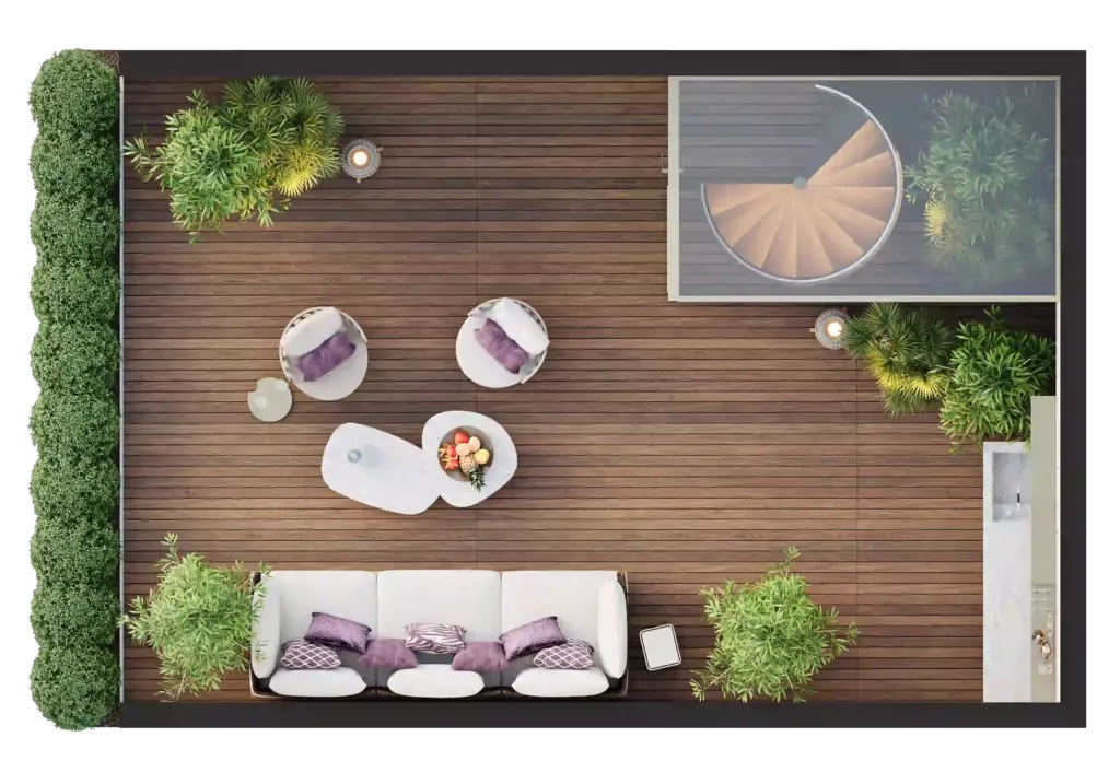 pandawa dream penthouse 66 m2 plan_1